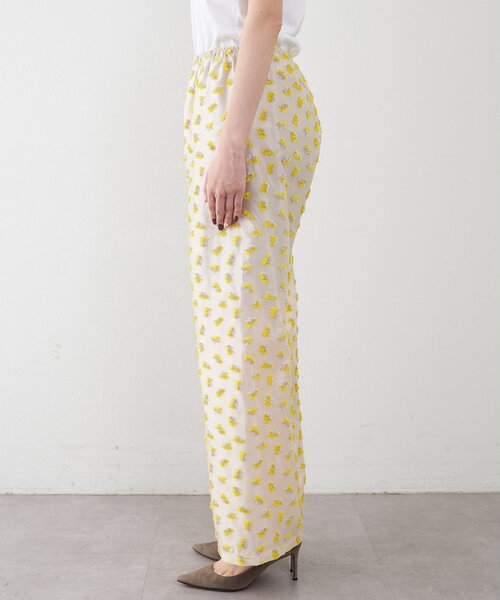 THE PAUSE（ザ ポーズ）の「【THE PAUSE】フラワージャガードパンツ（その他パンツ・レディース・ブラック/イエロー・FREE）」の17枚目の写真