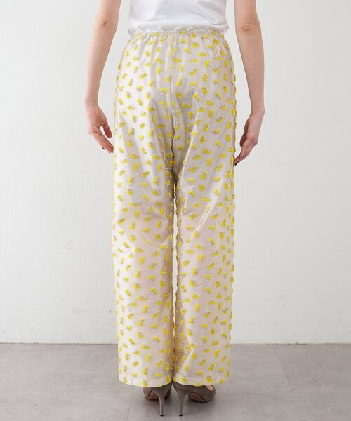 THE PAUSE（ザ ポーズ）の「【THE PAUSE】フラワージャガードパンツ（その他パンツ・レディース・ブラック/イエロー・FREE）」の18枚目の写真