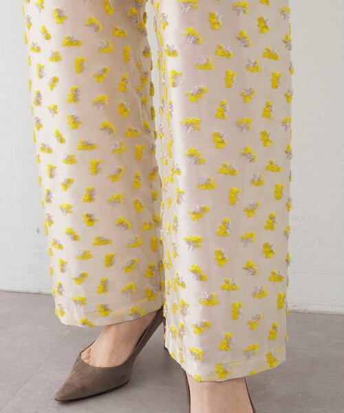 THE PAUSE（ザ ポーズ）の「【THE PAUSE】フラワージャガードパンツ（その他パンツ・レディース・ブラック/イエロー・FREE）」の20枚目の写真