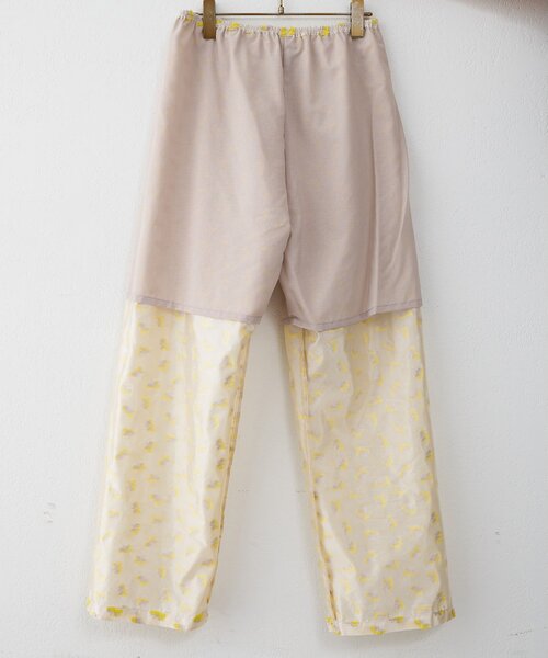 THE PAUSE（ザ ポーズ）の「【THE PAUSE】フラワージャガードパンツ（その他パンツ・レディース・ブラック/イエロー・FREE）」の22枚目の写真