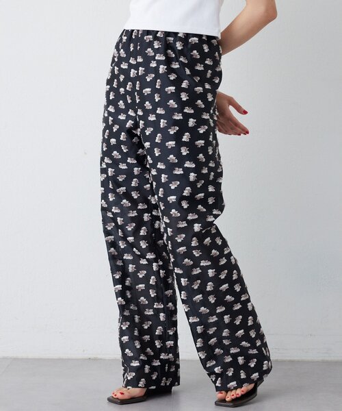 THE PAUSE（ザ ポーズ）の「【THE PAUSE】フラワージャガードパンツ（その他パンツ・レディース・ブラック/イエロー・FREE）」の5枚目の写真