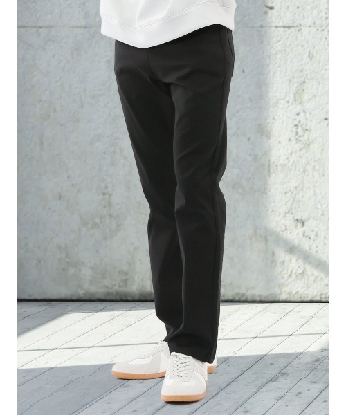 TAKA-Q(タカキュー)の「クロス ストレッチ 抗菌防臭 スリム 5ポケット パンツ ツイル メンズ(チノパンツ・メンズ・ネイビー/ブラック・LARGE/3L/MEDIUM/2S/X-LARGE/S)」の1枚目の写真