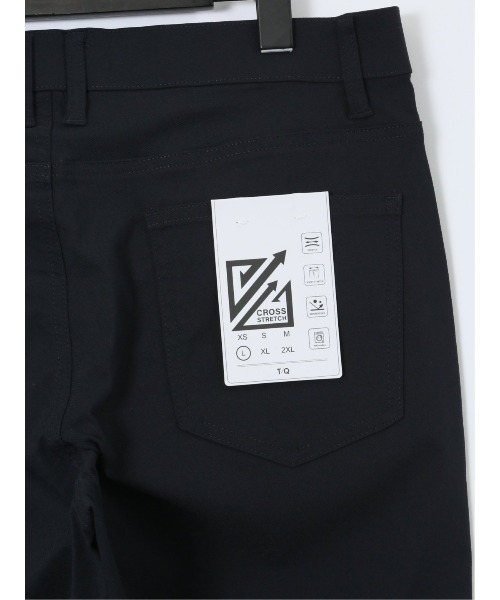 TAKA-Q(タカキュー)の「クロス ストレッチ 抗菌防臭 スリム 5ポケット パンツ ツイル メンズ(チノパンツ・メンズ・ネイビー/ブラック・LARGE/3L/MEDIUM/2S/X-LARGE/S)」の17枚目の写真