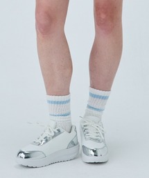 archivio（アルチビオ）の「＜LADIES>ポイント刺繍ラインソックス（ソックス/靴下）」