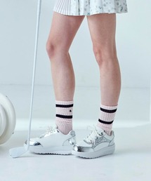 archivio（アルチビオ）の「＜LADIES>ポイント刺繍ラインソックス（ソックス/靴下）」
