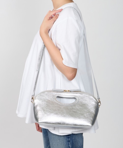 ANELLI MINI バッグ SILVER（ショルダーバッグ）｜PELLICO（ペリーコ