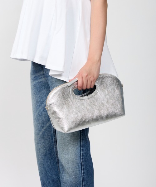 ANELLI MINI バッグ SILVER（ショルダーバッグ）｜PELLICO（ペリーコ