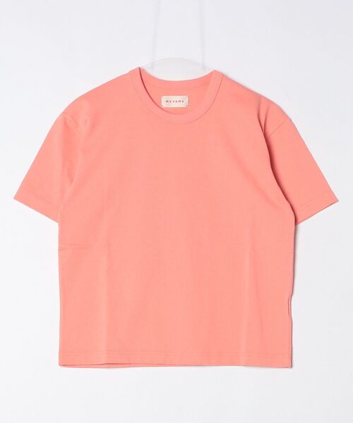 MEYAME(メヤメ)の「MEYAME/メヤメ ブランクTEE Ⅱ BLANK TEE Ⅱ(Tシャツ/カットソー・レディース・クリーム/ブラック/オレンジ・FREE)」の9枚目の写真