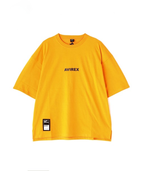 AVIREX(アヴィレックス)の「《WEB&DEPOT限定》CORE LOGO EMBROIDERY T-SHIRT / コア ロゴ エンブロイダリー ティーシャツ / AVIREX / アヴィレックス(Tシャツ/カットソー・メンズ・ネイビー/イエロー/オフホワイト/ブラック・LARGE/MEDIUM/XX-LARGE/X-LARGE)」の1枚目の写真
