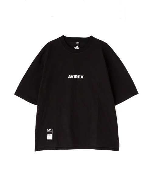 AVIREX(アヴィレックス)の「《WEB&DEPOT限定》CORE LOGO EMBROIDERY T-SHIRT / コア ロゴ エンブロイダリー ティーシャツ / AVIREX / アヴィレックス(Tシャツ/カットソー・メンズ・ネイビー/イエロー/オフホワイト/ブラック・LARGE/MEDIUM/XX-LARGE/X-LARGE)」の3枚目の写真