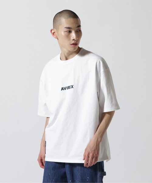AVIREX(アヴィレックス)の「《WEB&DEPOT限定》CORE LOGO EMBROIDERY T-SHIRT / コア ロゴ エンブロイダリー ティーシャツ / AVIREX / アヴィレックス(Tシャツ/カットソー・メンズ・ネイビー/イエロー/オフホワイト/ブラック・LARGE/MEDIUM/XX-LARGE/X-LARGE)」の22枚目の写真