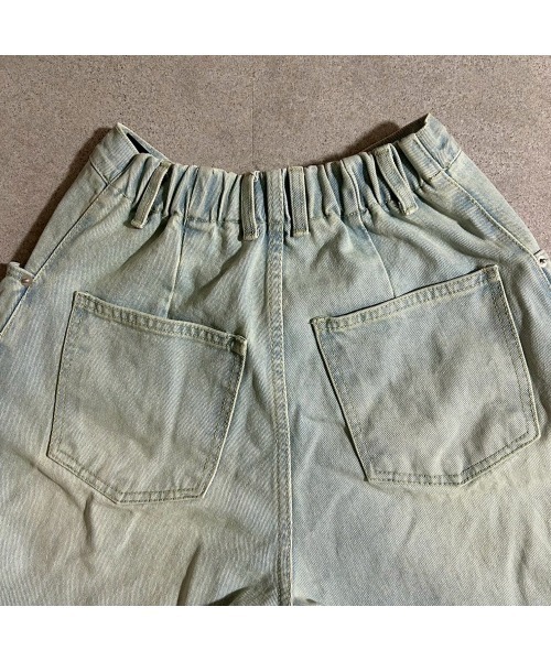 Flugge（フラッジー）の「カーブコクーンデニム（デニムパンツ・レディース・ブルー・SMALL）」の13枚目の写真