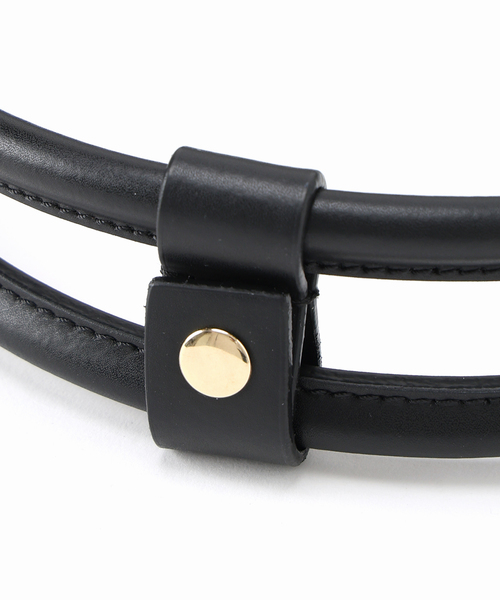 SLOBE IENA（スローブイエナ）の「ANTONELLO MASI SLOBE別注 ロングハンドルボストン GABRIELLA（ボストンバッグ・レディース・ブラック/キャメル・FREE）」の10枚目の写真