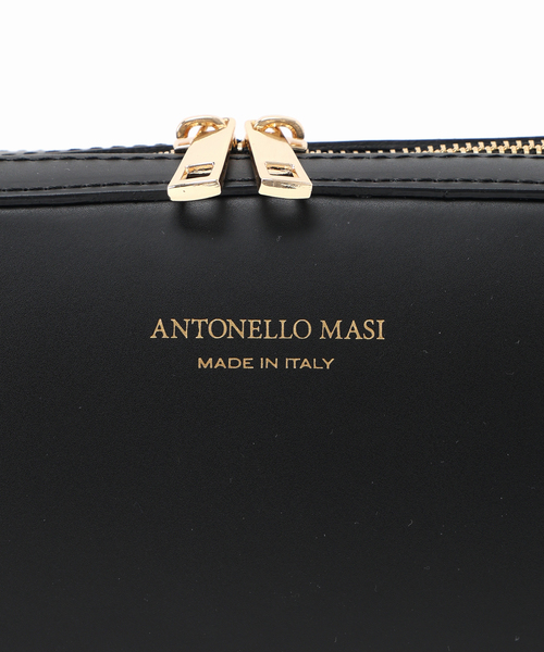 SLOBE IENA（スローブイエナ）の「ANTONELLO MASI SLOBE別注 ロングハンドルボストン GABRIELLA（ボストンバッグ・レディース・ブラック/キャメル・FREE）」の11枚目の写真