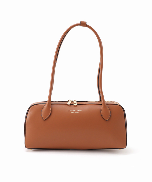 SLOBE IENA（スローブイエナ）の「ANTONELLO MASI SLOBE別注 ロングハンドルボストン GABRIELLA（ボストンバッグ・レディース・ブラック/キャメル・FREE）」の13枚目の写真