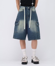 3.3 Field Trip  | 3.3 Field Trip／カーゴデニムハーフパンツ(デニムパンツ)