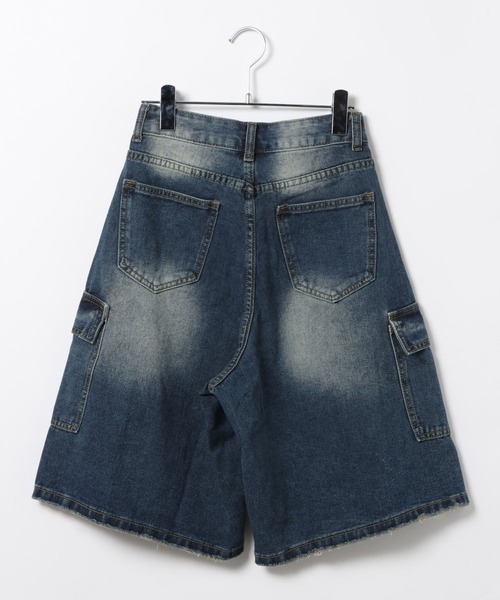 3.3 Field Trip (3.3フィールドトリップ)の「3.3 Field Trip/カーゴデニムハーフパンツ(デニムパンツ・レディース・ブラック/ライトブルー/ネイビー・SMALL/MEDIUM)」の22枚目の写真