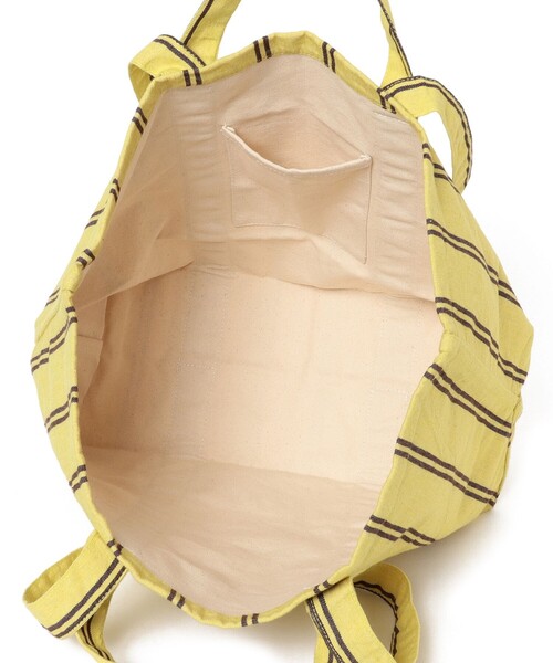 beej(ビージ)の「【WEB限定】beej / ストライプ トートバッグ(トートバッグ・レディース・ブラック/イエロー・ONE SIZE)」の12枚目の写真