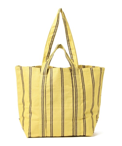beej(ビージ)の「【WEB限定】beej / ストライプ トートバッグ(トートバッグ・レディース・ブラック/イエロー/オレンジ・ONE SIZE)」の16枚目の写真