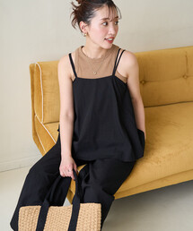 FREAK'S STORE | 限定展開 麻 タッチ キャミ サロペット(サロペット/オーバーオール)