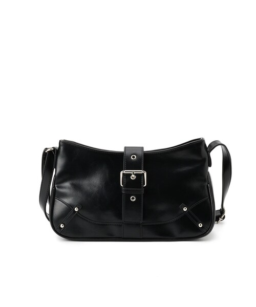 SHOO・LA・RUE（シューラルー）の「ベルトデザインショルダーバッグ（ショルダーバッグ・レディース・シルバー/ブラック・00）」の18枚目の写真