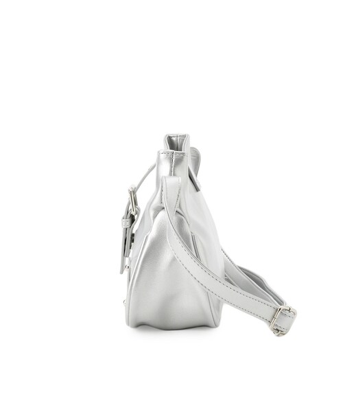 SHOO・LA・RUE（シューラルー）の「ベルトデザインショルダーバッグ（ショルダーバッグ・レディース・シルバー/ブラック・00）」の9枚目の写真