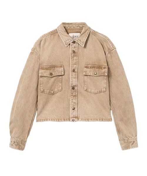 A BATHING APE(アベイシングエイプ)の「WORKER SHIRT JACKET(ミリタリージャケット・レディース・ベージュ・SMALL/X-SMALL)」の1枚目の写真
