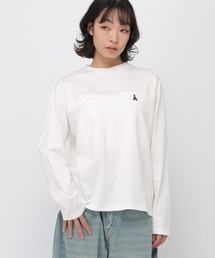 ALAND | 【UNISEX】ALAND／ワッペンロゴロンT(Tシャツ/カットソー)