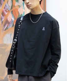 【UNISEX】ALAND/ワッペンロゴロンT