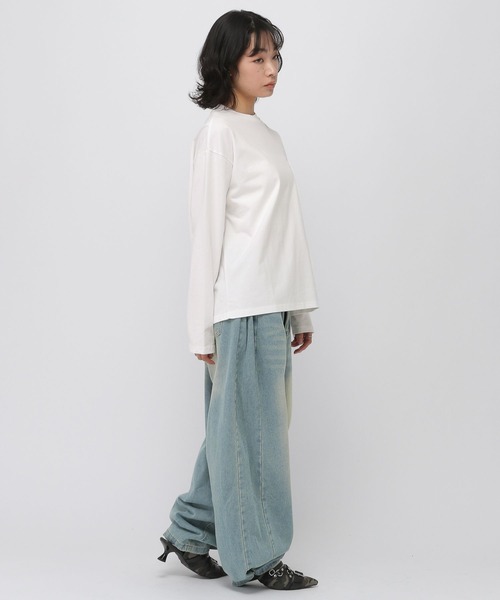 ALAND(エーランド)の「【UNISEX】ALAND/ワッペンロゴロンT(Tシャツ/カットソー・レディース・ホワイト/ブラック/レッド/ブルー・MEDIUM/LARGE)」の20枚目の写真