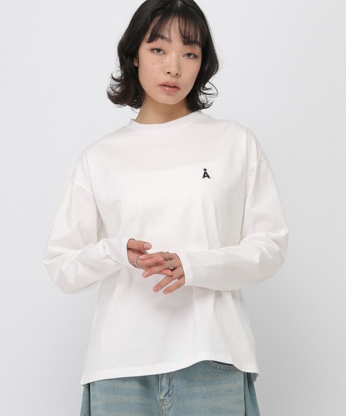 ALAND(エーランド)の「【UNISEX】ALAND/ワッペンロゴロンT(Tシャツ/カットソー・レディース・ホワイト/ブラック/レッド/ブルー・MEDIUM/LARGE)」の21枚目の写真