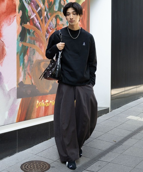 ALAND(エーランド)の「【UNISEX】ALAND/ワッペンロゴロンT(Tシャツ/カットソー・レディース・ホワイト/ブラック/レッド/ブルー・MEDIUM/LARGE)」の16枚目の写真