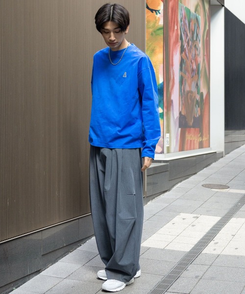ALAND(エーランド)の「【UNISEX】ALAND/ワッペンロゴロンT(Tシャツ/カットソー・レディース・ホワイト/ブラック/レッド/ブルー・MEDIUM/LARGE)」の10枚目の写真