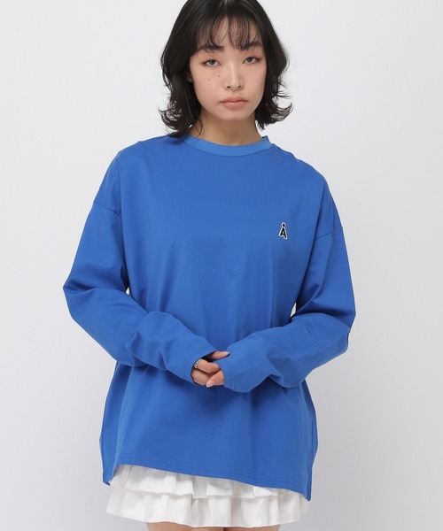 ALAND(エーランド)の「【UNISEX】ALAND/ワッペンロゴロンT(Tシャツ/カットソー・レディース・ホワイト/ブラック/レッド/ブルー・MEDIUM/LARGE)」の8枚目の写真