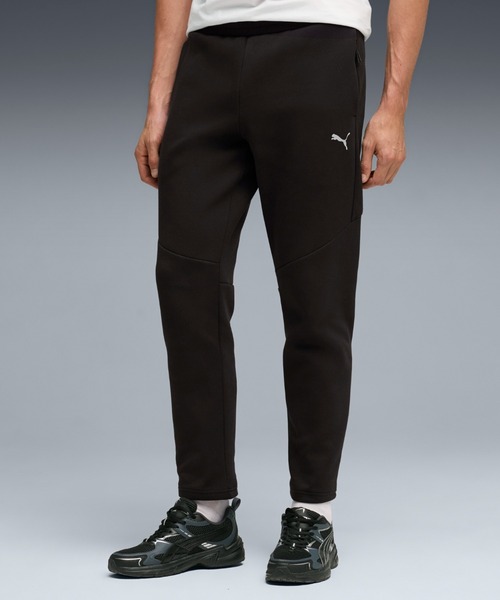 PUMA(プーマ)の「PUMA プーマ メンズ エヴォストライプ フルジップ パンツ(その他パンツ・メンズ・ブラック/グレー系その他・LARGE/MEDIUM/SMALL/X-LARGE/XX-LARGE)」の2枚目の写真