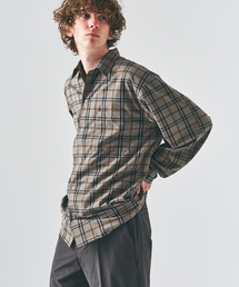 フェードチェックシャツ