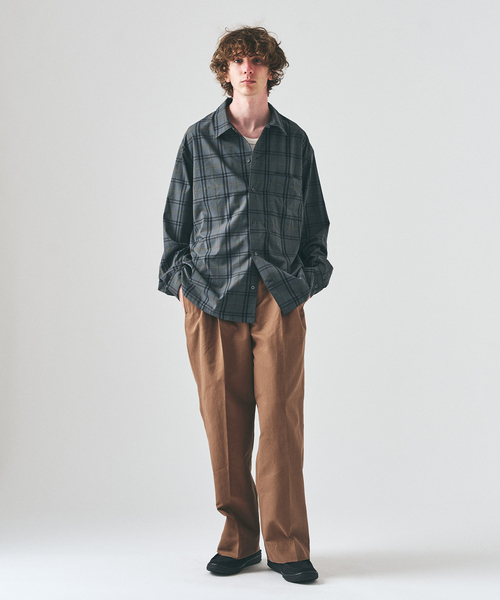 417 EDIFICE（フォーワンセブンエディフィス）の「フェードチェックシャツ（シャツ/ブラウス・メンズ・グリーン/ピンク/ベージュ・LARGE/MEDIUM）」の12枚目の写真