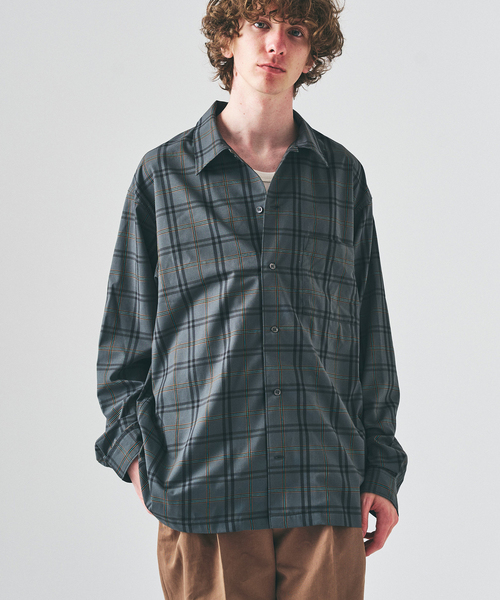 417 EDIFICE（フォーワンセブンエディフィス）の「フェードチェックシャツ（シャツ/ブラウス・メンズ・グリーン/ピンク/ベージュ・LARGE/MEDIUM）」の15枚目の写真