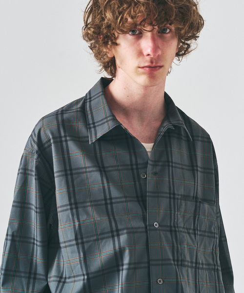 417 EDIFICE（フォーワンセブンエディフィス）の「フェードチェックシャツ（シャツ/ブラウス・メンズ・グリーン/ピンク/ベージュ・LARGE/MEDIUM）」の17枚目の写真