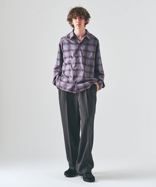 417 EDIFICE（フォーワンセブンエディフィス）の「フェードチェックシャツ（シャツ/ブラウス・メンズ・グリーン/ピンク/ベージュ・LARGE/MEDIUM）」の19枚目の写真