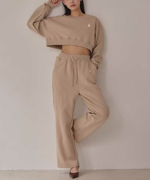 ACYM（アシーム）の「Aロゴフレアスエットパンツ（スウェットパンツ）」