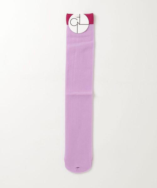 SHIPS（シップス）の「CONLEAD:Sheer SOX（ソックス/靴下・レディース・ライトグリーン/ラベンダー・ONE SIZE）」の2枚目の写真