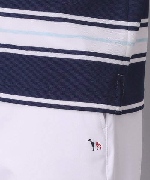 adabat(アダバット)の「【ADABAT NAVY】UVカット ランダムボーダー半袖ポロシャツ(ポロシャツ・メンズ・ブルー系5・52/50/48/46)」の13枚目の写真