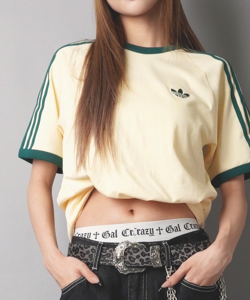 adidas(アディダス)の「【adidas/アディダス】スリーストライプス半袖Tシャツ/全9色/2サイズ展開(Tシャツ/カットソー・レディース・ボルドー/ホワイト/ブラック/イエロー/ネイビー/サックスブルー/ブルー/その他1/その他2・M/S)」の9枚目の写真