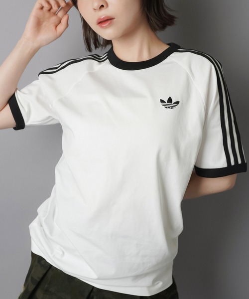 adidas/アディダス】スリーストライプス半袖Tシャツ/2サイズ展開（T