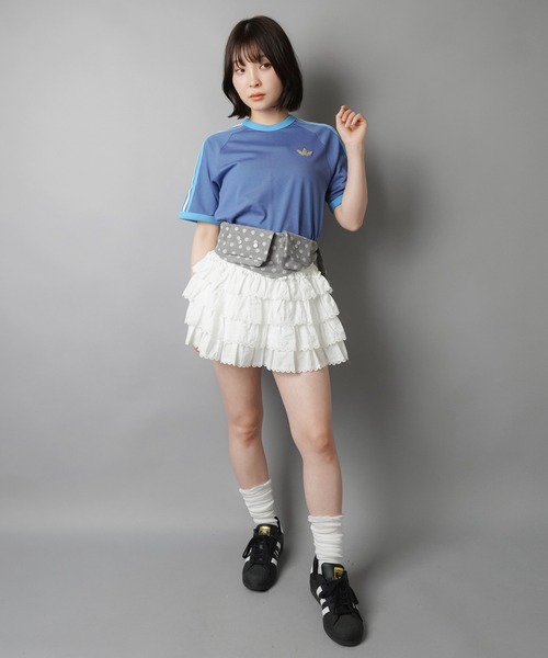 adidas(アディダス)の「【adidas/アディダス】スリーストライプス半袖Tシャツ/全7色/2サイズ展開(Tシャツ/カットソー・レディース・ボルドー/ホワイト/ブラック/イエロー/ネイビー/サックスブルー/ブルー・M/S)」の19枚目の写真