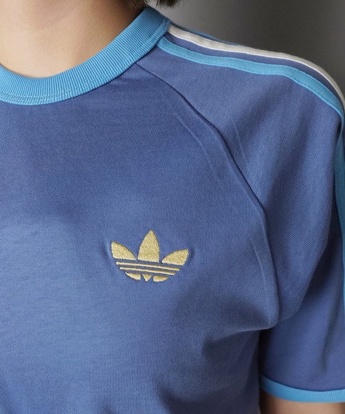 adidas(アディダス)の「【adidas/アディダス】スリーストライプス半袖Tシャツ/全7色/2サイズ展開(Tシャツ/カットソー・レディース・ボルドー/ホワイト/ブラック/イエロー/ネイビー/サックスブルー/ブルー・M/S)」の17枚目の写真