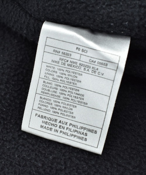 NIKE（ナイキ）の「【USED】Y2K NIKE ナイロンジャケット フリースライナー（ナイロンジャケット・メンズ・ブラック・LARGE）」の7枚目の写真