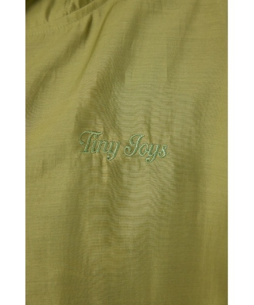 RODEO CROWNS WIDE BOWL（ロデオクラウンズワイドボウル）の「シアーフーディーブルゾン（ブルゾン・レディース・オフホワイト/ダークオレンジ/チャコールグレー/カーキ・FREE）」の7枚目の写真