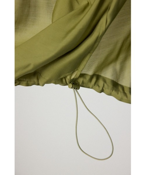 RODEO CROWNS WIDE BOWL（ロデオクラウンズワイドボウル）の「シアーフーディーブルゾン（ブルゾン・レディース・オフホワイト/ダークオレンジ/チャコールグレー/カーキ・FREE）」の9枚目の写真